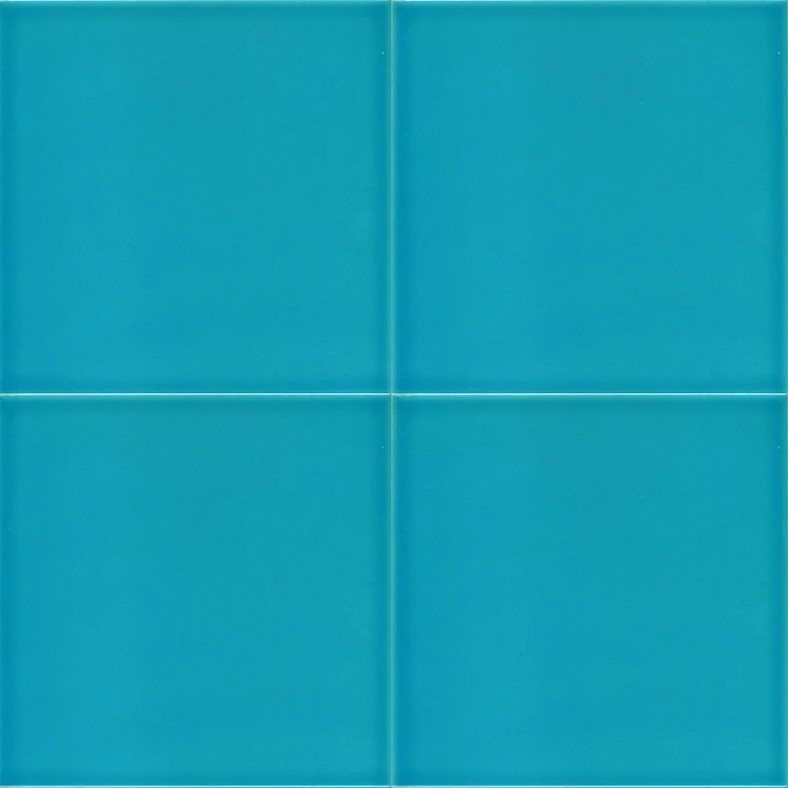 20x20 cm Çini Karo D-24 TURKUAZ